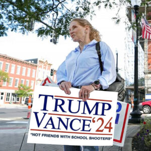 Trump Vance Not Friends With School Shooters Yard Sign USA Pro