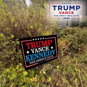 Trump Vance RFK Jr 2024 Yard Sign, President '24 Sign, Trump Vance Kennedy Sign