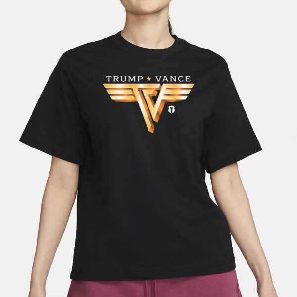 Trump Vance Rocker Gold T-Shirts2