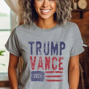 Trump Vance Shirt, Trump Shirt, American Flag Shirt, Pro America Shirt, Trump Vance 2024 Shirt, Trump Fight Shirt