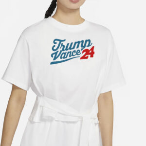 Trump Vance Varsity T-Shirt - White