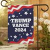 Trump Vance Yard Flag Double-Sided 12x18 Hanging Garden Flag, President Election Republican Outdoor Patriotic Decor, Trump Supporter Gifts