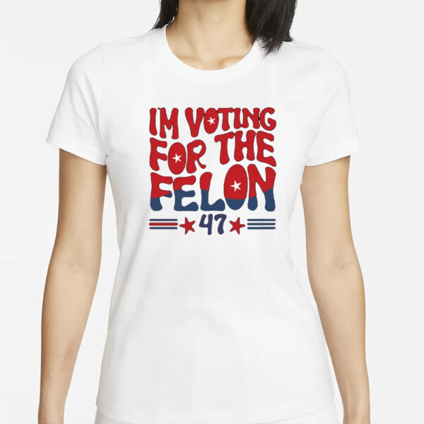 Trump Voting Tank Top, I'm Voting for the Felon, Trump for President 2024 Tank1