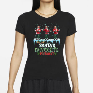 Trump as Santa's Favorite President Shirts, Donald Trump T-Shirt