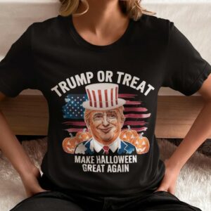 Trump or Treat T-Shirt Make Halloween Great Again Shirt Funny Donald Trump Halloween Tee Patriotic1