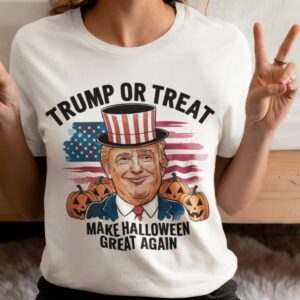 Trump or Treat T-Shirt Make Halloween Great Again Shirt Funny Donald Trump Halloween Tee Patriotic2