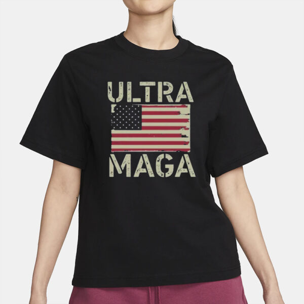 Ultra Maga Shirt, American Flag Shirt, Vote Red T-Shirts2