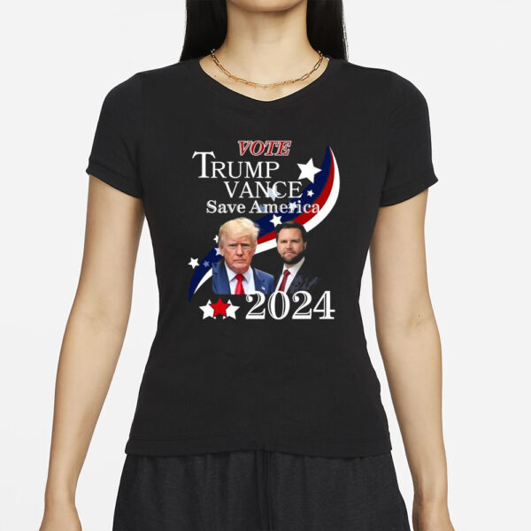 Vote Trump Vance 2024 Save America T-Shirts