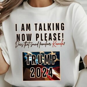 Wait A Minute I'm Talking Now Trump 2024 Shirt Presidential Debate 2024 Tee Political Shirt Trump Vote Gifts Pro Trump Shirt Election Shirt