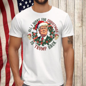 All I Want For Christmas Is Trump Back ,Christmas Trump Shirt, Hoodie, Sweatshirt, Long Sleeve and Tank Top2