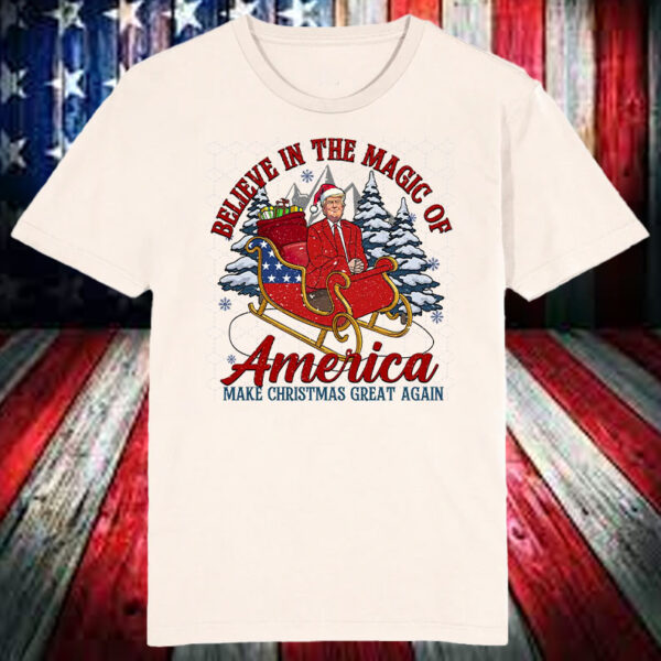 Believe In The Magic Of America Trump Santa ,Trump I'll Be Home for Christmas Shirt, Hoodie, Sweatshirt, Long Sleeve and Tank Top6