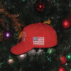 Christmas Trump MAGA 47 Red Hat Caps