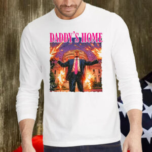 Daddys Home White House Pink Trump 2024 Shirt, Hoodie, Sweatshirt, Long Sleeve and Tank Top