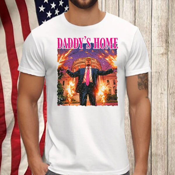 Daddys Home White House Pink Trump 2024 Shirt, Hoodie, Sweatshirt, Long Sleeve and Tank Top2