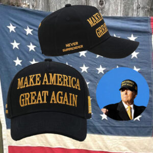 Donald Trump 45-47 Never Surrender MAGA Hat ,Make America Great Again