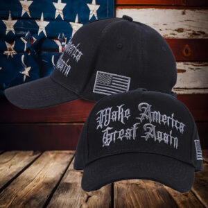 Donald Trump Gothic Dark MAGA Cap Make America Great Again