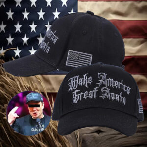 Donald Trump Gothic Dark MAGA Hat Make America Great Again5