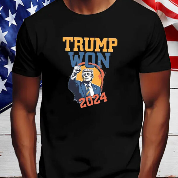 Donald Trump ,Trump Won Again Shirt, Hoodie, Sweatshirt, Long Sleeve and Tank Top2