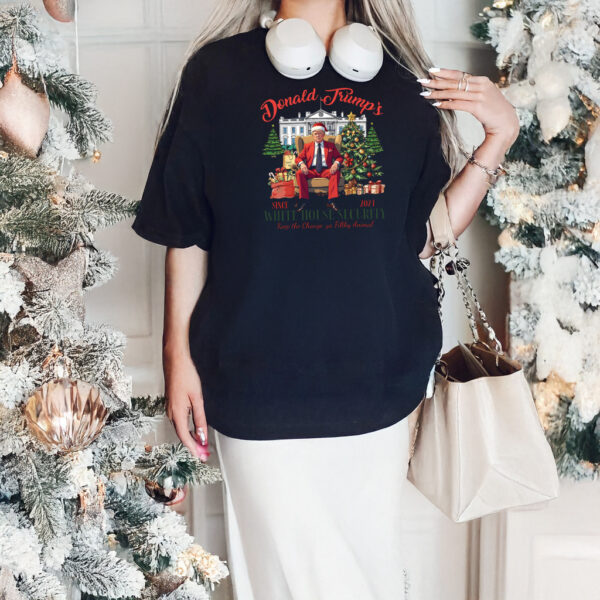 Donald Trump's White House Festive Christmas T-shirt2