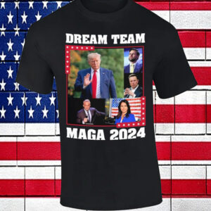 Dream Team Republican Trump Vance RFK Elon Tulsi Gabbard 2024 T-Shirt2