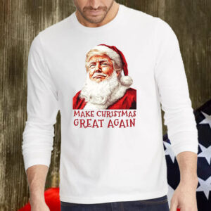 Funny Santa Claus Donald Trump, Make Christmas Great Again Shirt, Hoodie, Sweatshirt, Long Sleeve and Tank Top