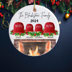 MAGA Family Ornament ,Trump Gift Chritmas Ornament