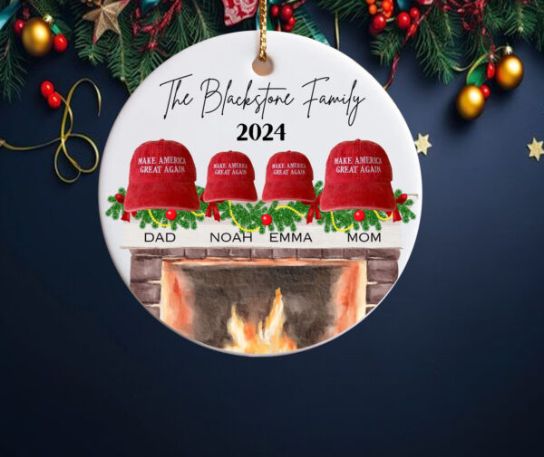 MAGA Family Ornament ,Trump Gift Chritmas Ornament