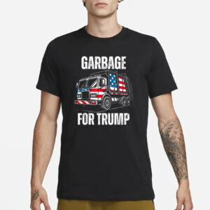 Proud Garbage For Trump Dust Cart Truck 2024 T-Shirts2