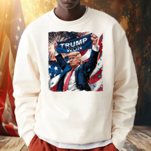 TRUMP won, Trump 47th President, Funny Donald Trump Shirt, Hoodie, Sweatshirt, Long Sleeve and Tank Top2