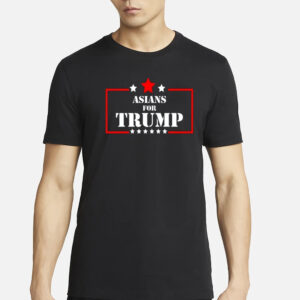 Trenz Shirt Company Asians for Trump Short Sleeve T-shirts