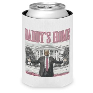 Trump 2024 Daddys Home White House Beverage Coolers