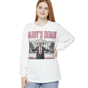 Trump 2024 Daddys Home White House Long Sleeve T-Shirt US