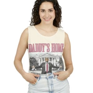 Trump 2024 Daddys Home White House Tank Top Shirts