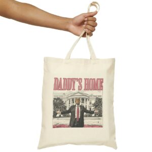 Trump 2024 Daddys Home White House Tote Bag US