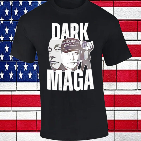 Trump 2024 Elon Musk Dark MAGA T-Shirt2