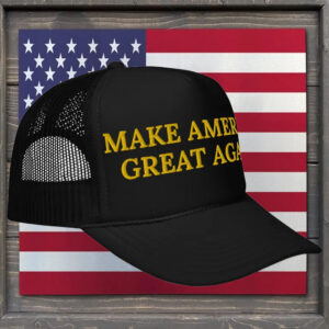 Trump Black and Gold MAGA Hat - Make America Great Again Cap