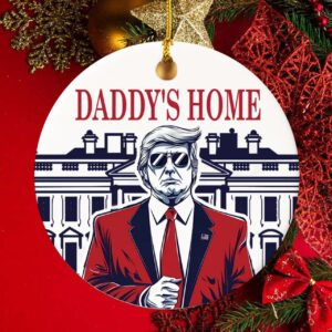 Trump Daddy's Home Ornament5