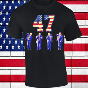 Trump Dancing America 47 T-Shirt2