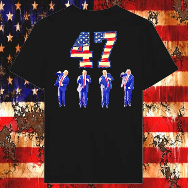 Trump Dancing America 47 T-Shirt5