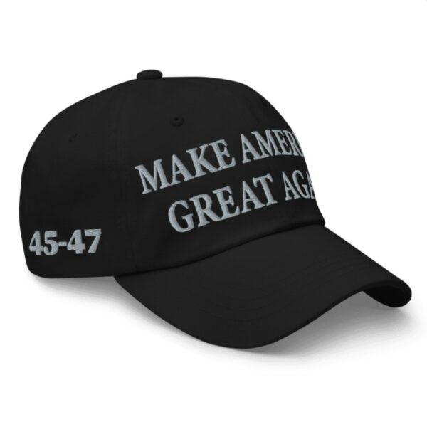 Trump Dark MAGA 45-47 Hat US Pro