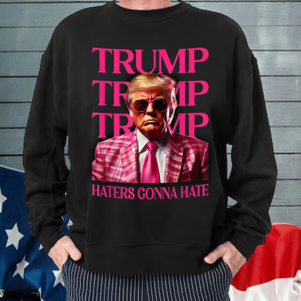 Trump Haters Gonna Hate, Funny Trump Pink 2024 T-Shirt