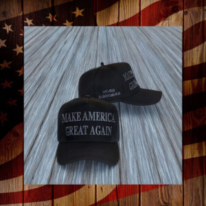 Trump Never Surrender Black MAGA Hat - Trump Victory1