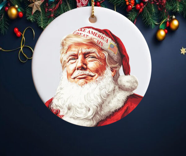 Trump Santa MAGA Santa Ornament