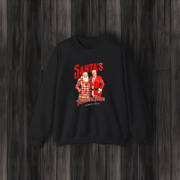 Trump Santa’s favorite felon Christmas since 2024 shirt3