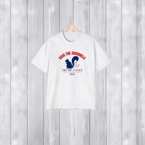 Trump Vance 2024 Peanut Save The Squirrels T-Shirts1