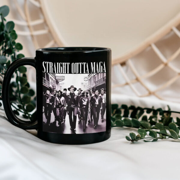 Trump Vance Elon Dream Team Straight Outta Maga Mug2