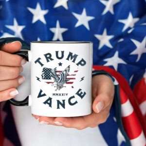 Trump Vance Mmxxiv Eagle Map Usa Mug2