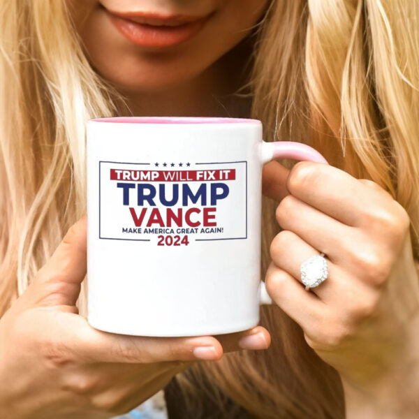 Trump Will Fix It Trump Vance Make America Great Again 2024 Mug1