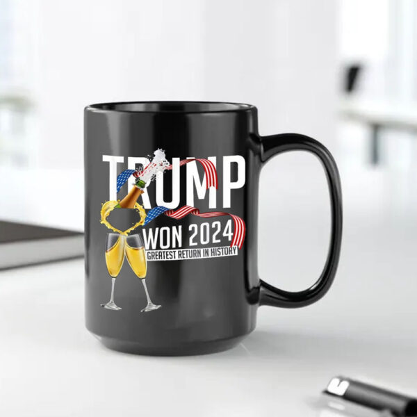 Trump Won 2024 ,Greatest Return In History Mug