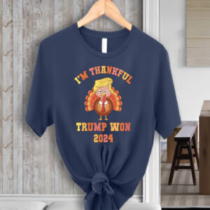 Vintage I'm Thankful Trump Won 2024 Return Celebration Shirt